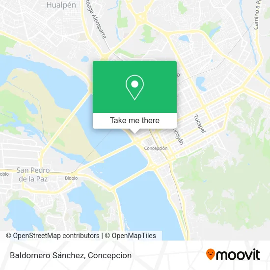 Baldomero Sánchez map