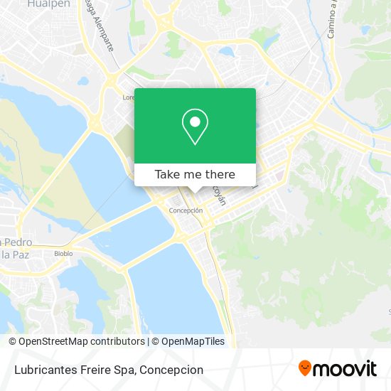 Lubricantes Freire Spa map