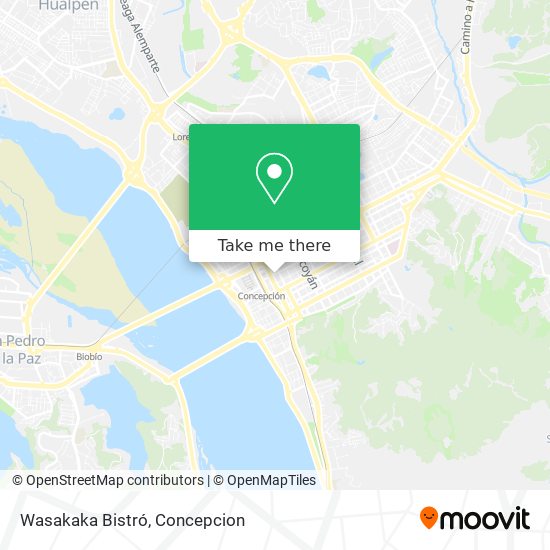 Wasakaka Bistró map