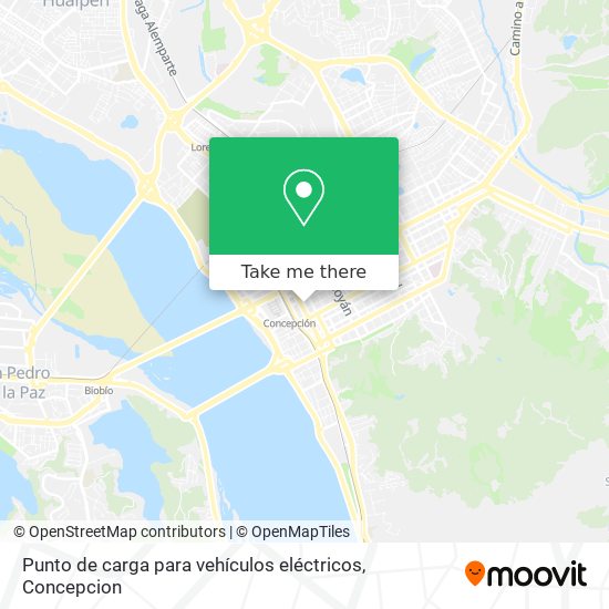 Mapa de Punto de carga para vehículos eléctricos