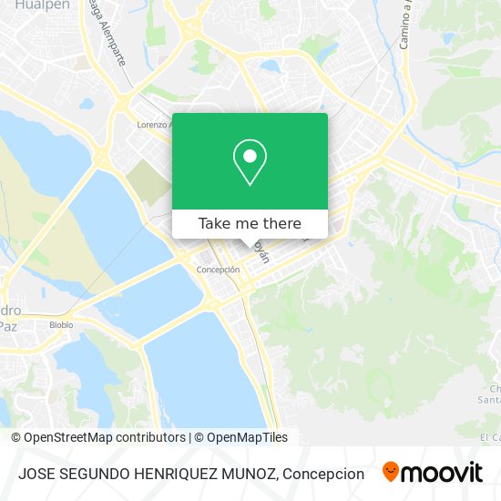 JOSE SEGUNDO HENRIQUEZ MUNOZ map