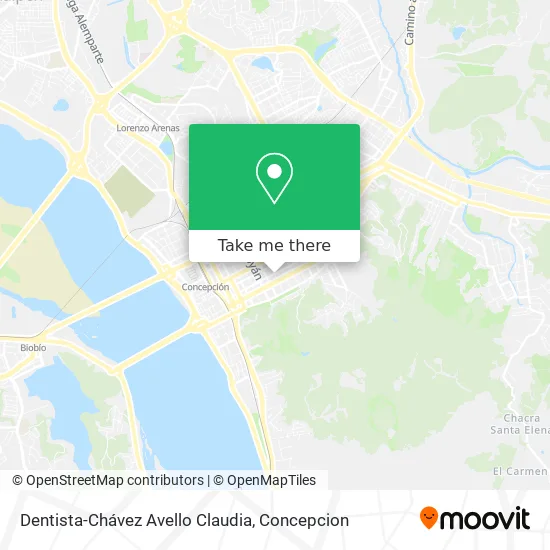 Mapa de Dentista-Chávez Avello Claudia