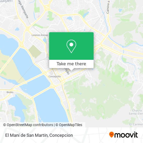 El Maní de San Martín map