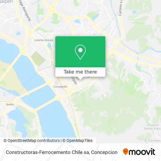 Constructoras-Ferrocemento Chile sa map