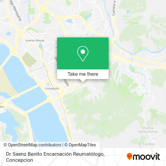Mapa de Dr Saenz Benito Encarnación Reumatólogo