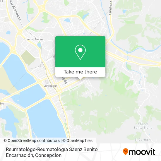 Reumatológo-Reumatología Saenz Benito Encarnación map