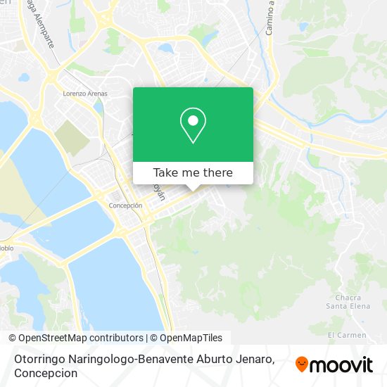 Otorringo Naringologo-Benavente Aburto Jenaro map
