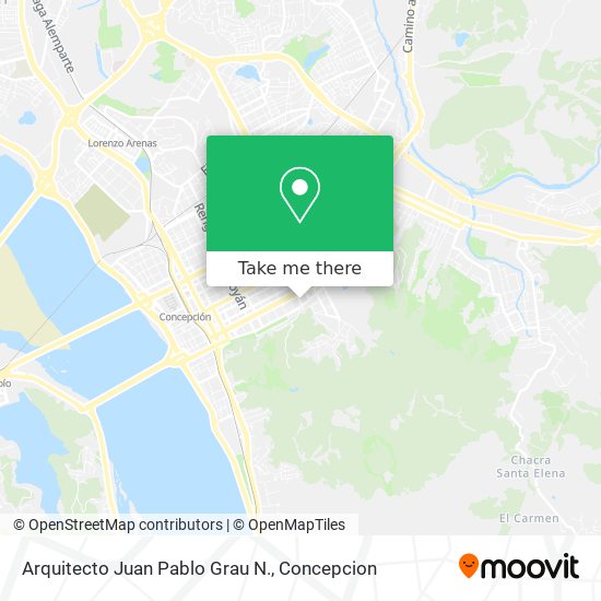 Arquitecto Juan Pablo Grau N. map