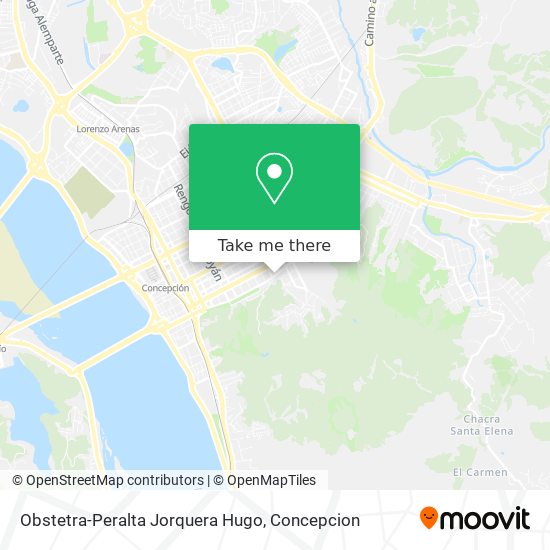 Mapa de Obstetra-Peralta Jorquera Hugo