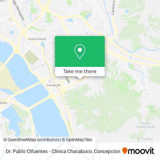 Dr. Pablo Cifuentes - Clinica Chacabuco map