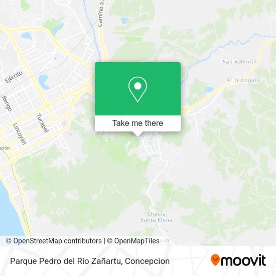 Parque Pedro del Río Zañartu map