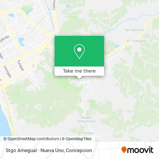 Stgo Amegual - Nueva Uno map