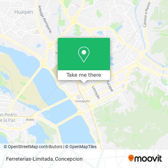 Mapa de Ferreterias-Limitada