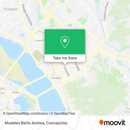 Muebles Berta Andrea map