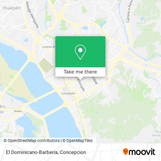 El Dominicano-Barbería map