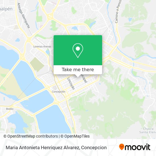 Maria Antonieta Henriquez Alvarez map