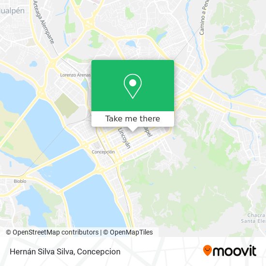 Hernán Silva Silva map
