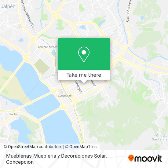 Mapa de Mueblerias-Muebleria y Decoraciones Solar