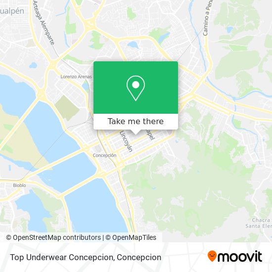 Top Underwear Concepcion map