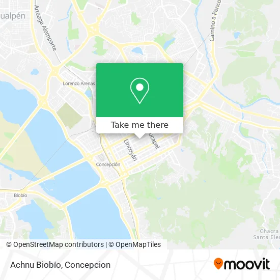 Mapa de Achnu Biobío