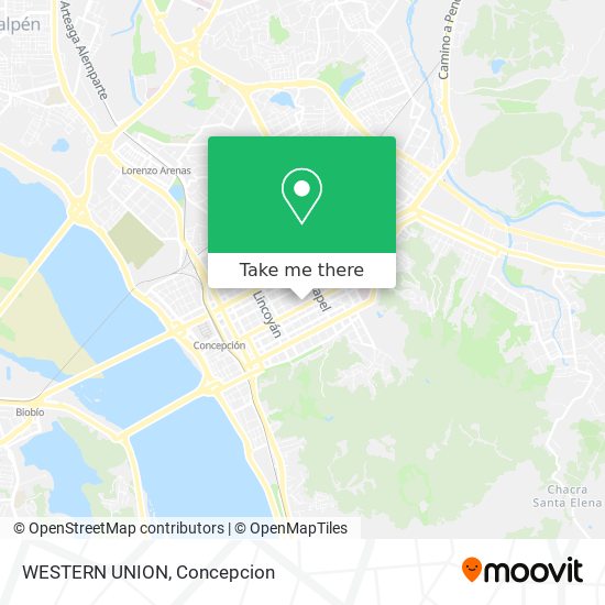 Mapa de WESTERN UNION