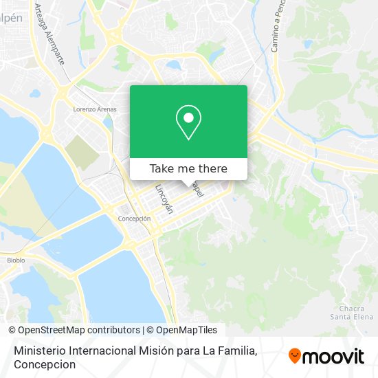 Mapa de Ministerio Internacional Misión para La Familia