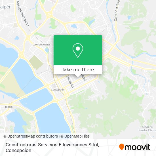 Constructoras-Servicios E Inversiones Sifol map