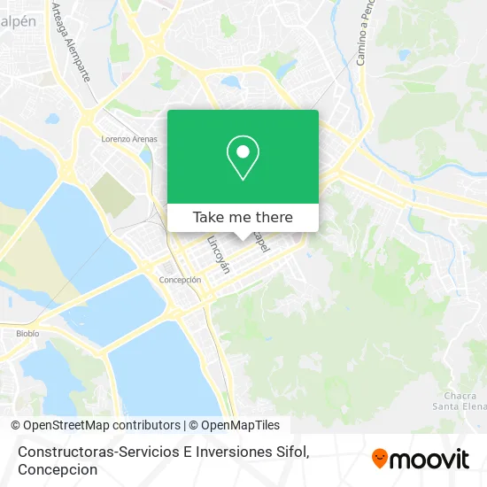 Mapa de Constructoras-Servicios E Inversiones Sifol