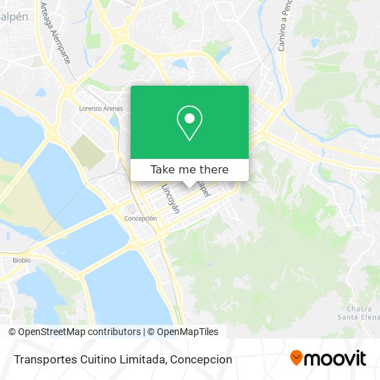 Mapa de Transportes Cuitino Limitada