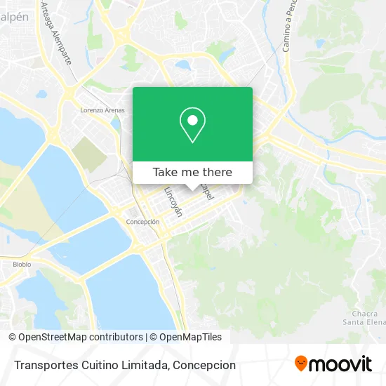 Transportes Cuitino Limitada map