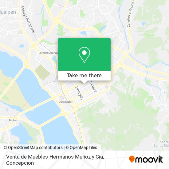 Venta de Muebles-Hermanos Muñoz y Cía map