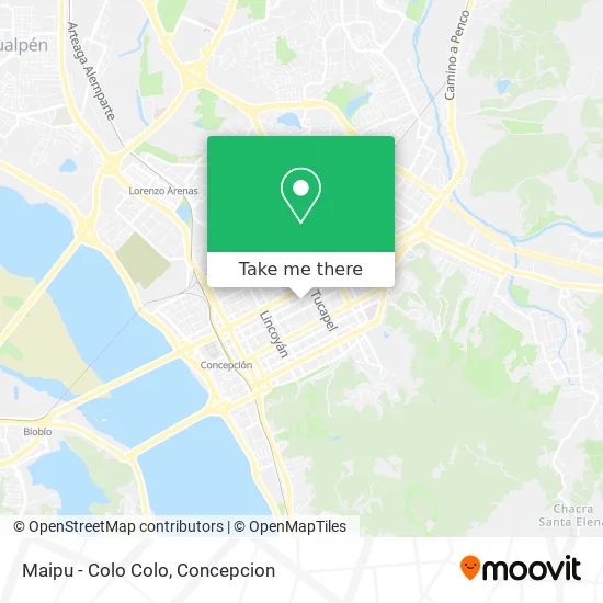 Maipu - Colo Colo map