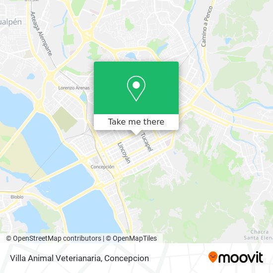 Mapa de Villa Animal Veterianaria