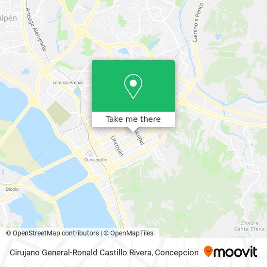 Cirujano General-Ronald Castillo Rivera map