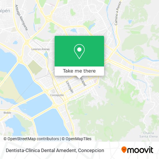 Mapa de Dentista-Clínica Dental Amedent