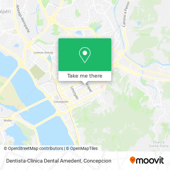 Dentista-Clínica Dental Amedent map