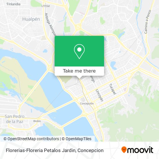 Florerias-Floreria Petalos Jardin map