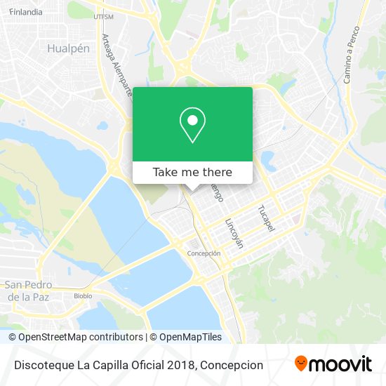 Mapa de Discoteque La Capilla Oficial 2018