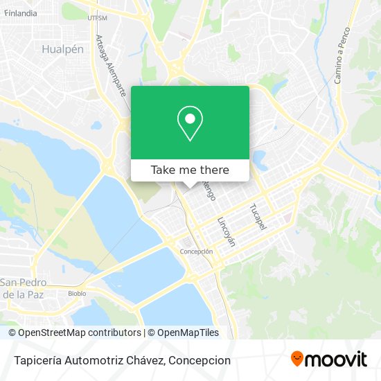 Tapicería Automotriz Chávez map
