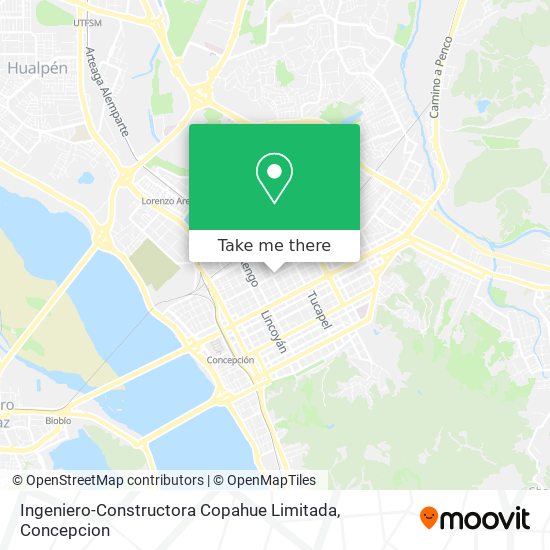 Ingeniero-Constructora Copahue Limitada map