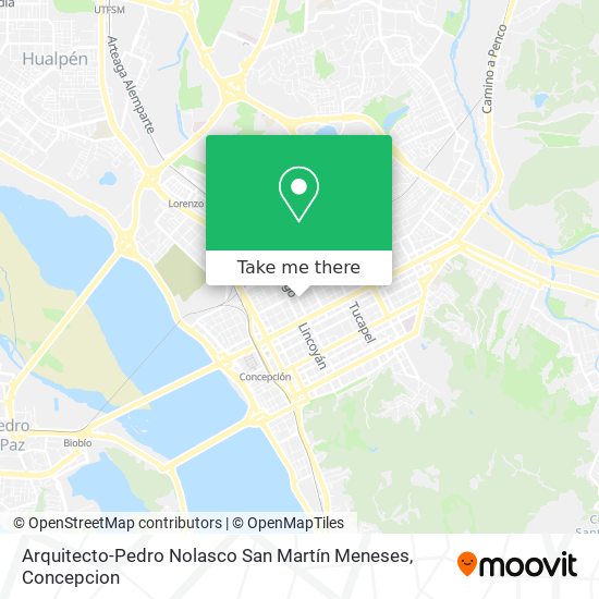 Arquitecto-Pedro Nolasco San Martín Meneses map