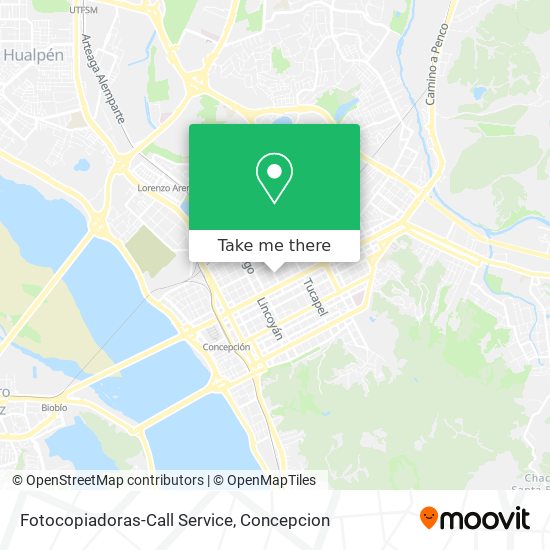 Fotocopiadoras-Call Service map