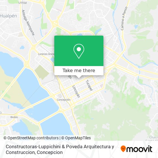 Constructoras-Luppichini & Poveda Arquitectura y Construccion map