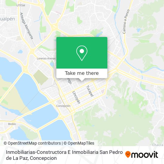 Inmobiliarias-Constructora E Inmobiliaria San Pedro de La Paz map