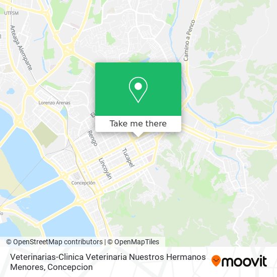Veterinarias-Clinica Veterinaria Nuestros Hermanos Menores map