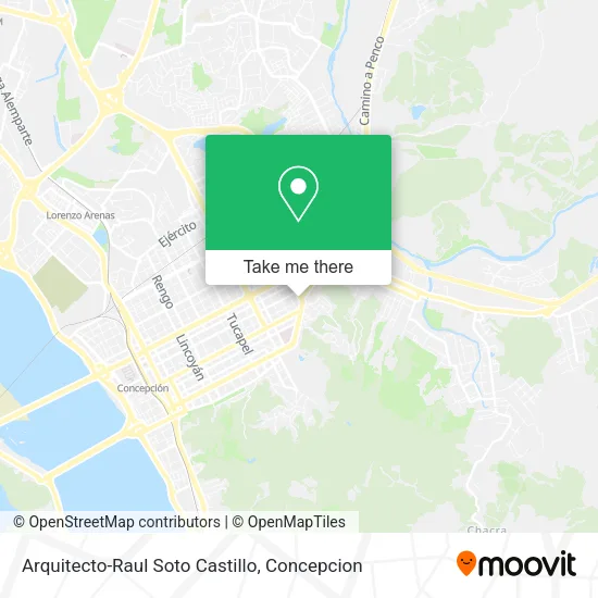 Mapa de Arquitecto-Raul Soto Castillo