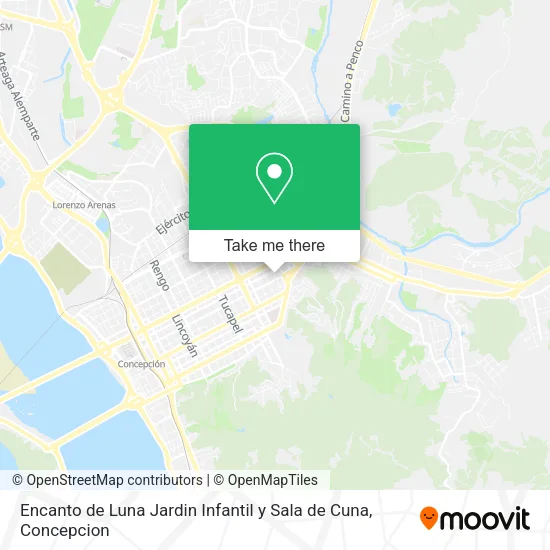 Mapa de Encanto de Luna Jardin Infantil y Sala de Cuna