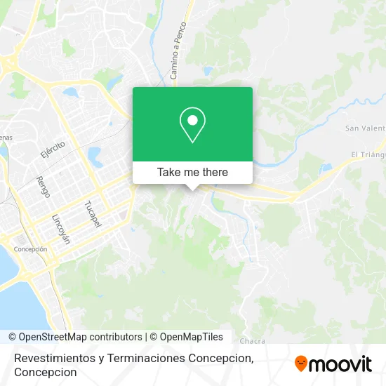 Revestimientos y Terminaciones Concepcion map