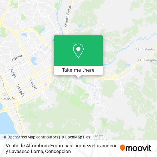 Venta de Alfombras-Empresas Limpieza-Lavandería y Lavaseco Lorna map