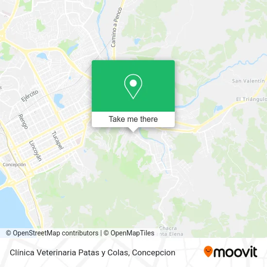 Clínica Veterinaria Patas y Colas map